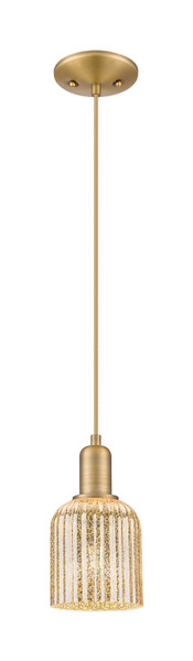 Innovations - 716-1P-BB-G559-5ME - One Light Mini Pendant - Arcadia - Brushed Brass
