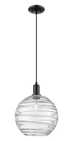 Innovations - 716-1P-BK-G1213-12CL - One Light Mini Pendant - Arcadia - Matte Black