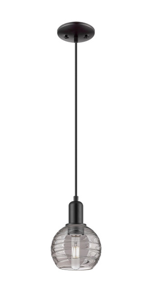 Innovations - 716-1P-BK-G1213-6SM - One Light Mini Pendant - Arcadia - Matte Black