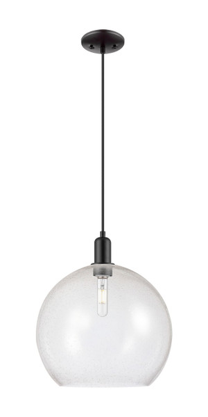 Innovations - 716-1P-BK-G124-14 - One Light Mini Pendant - Arcadia - Matte Black