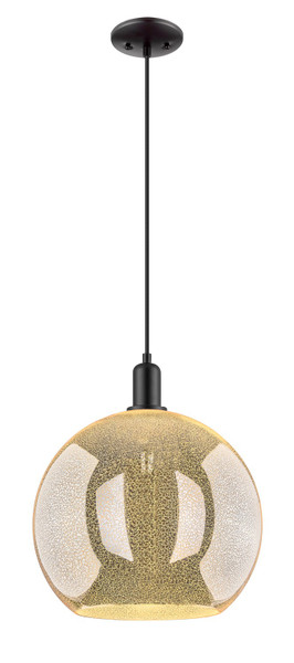 Innovations - 716-1P-BK-G128-14 - One Light Mini Pendant - Arcadia - Matte Black