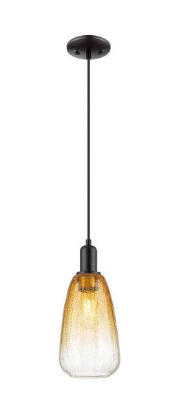 Innovations - 716-1P-BK-G480-6AM - One Light Mini Pendant - Arcadia - Matte Black