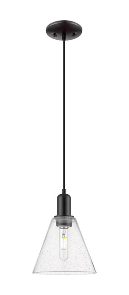 Innovations - 716-1P-BK-GBC-84 - One Light Mini Pendant - Arcadia - Matte Black