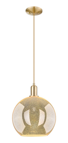 Innovations - 716-1P-CB-G128-12 - One Light Mini Pendant - Arcadia - Champagne Bronze