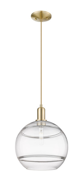 Innovations - 716-1P-CB-G556-12CL - One Light Mini Pendant - Arcadia - Champagne Bronze