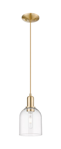 Innovations - 716-1P-CB-G558-6CL - One Light Mini Pendant - Arcadia - Champagne Bronze