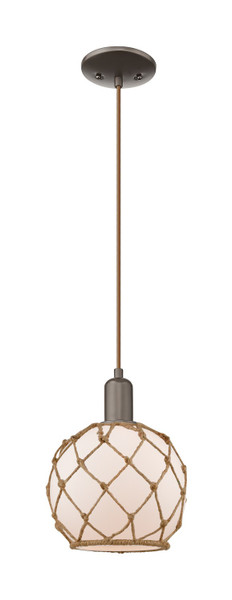 Innovations - 716-1P-OB-G121-8RB - One Light Mini Pendant - Arcadia - Oil Rubbed Bronze