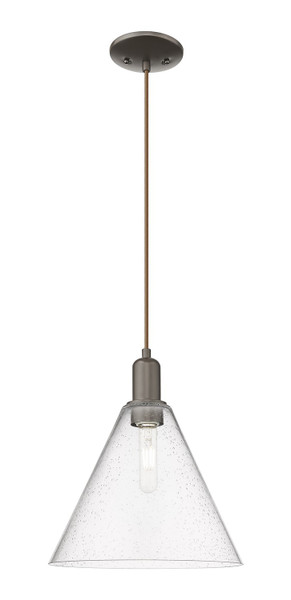 Innovations - 716-1P-OB-GBC-124 - One Light Mini Pendant - Arcadia - Oil Rubbed Bronze