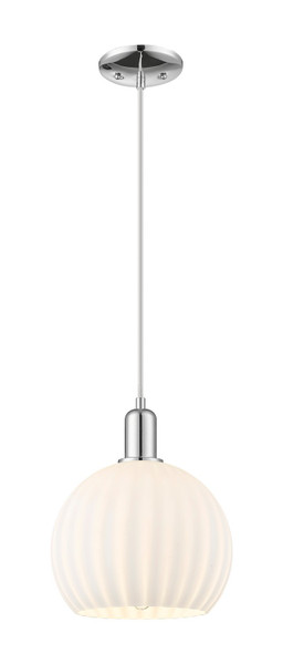 Innovations - 716-1P-PC-G1217-10WV - One Light Mini Pendant - Arcadia - Polished Chrome