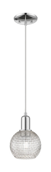 Innovations - 716-1P-PC-G122C-6CL - One Light Mini Pendant - Arcadia - Polished Chrome
