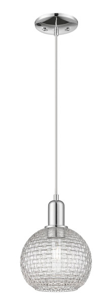 Innovations - 716-1P-PC-G122C-8CL - One Light Mini Pendant - Arcadia - Polished Chrome