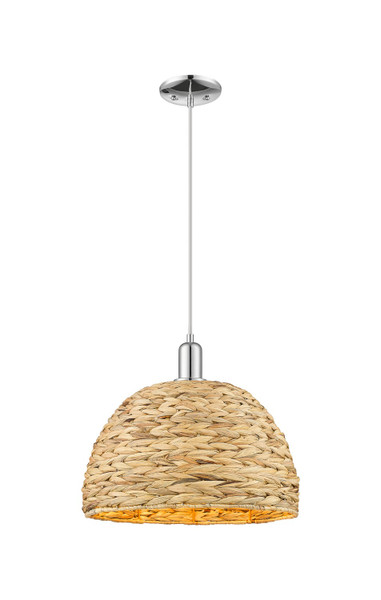 Innovations - 716-1P-PC-RBD-16-NAT - One Light Mini Pendant - Arcadia - Polished Chrome