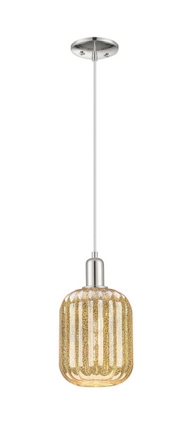 Innovations - 716-1P-PN-G460-7ME - One Light Mini Pendant - Arcadia - Polished Nickel