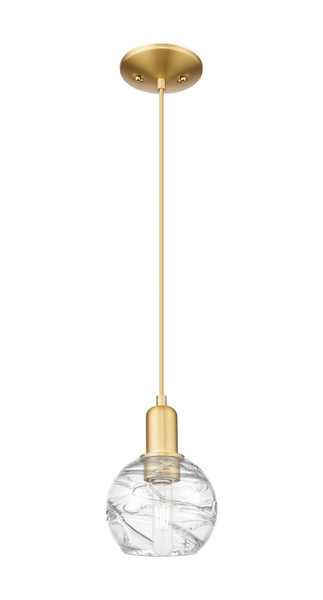 Innovations - 716-1P-SG-G1213-6CL - One Light Mini Pendant - Arcadia - Satin Gold