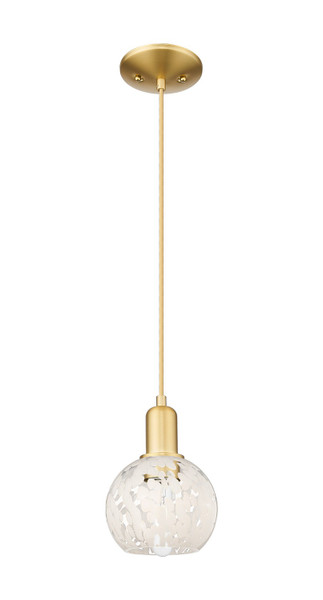 Innovations - 716-1P-SG-G1216-6WM - One Light Mini Pendant - Arcadia - Satin Gold