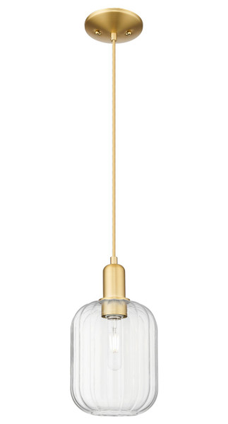 Innovations - 716-1P-SG-G460-7CL - One Light Mini Pendant - Arcadia - Satin Gold