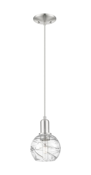 Innovations - 716-1P-SN-G1213-6CL - One Light Mini Pendant - Arcadia - Brushed Satin Nickel