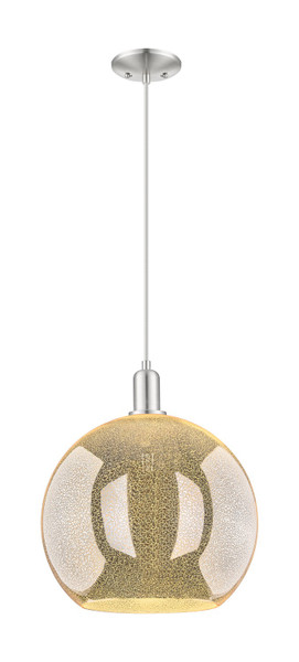 Innovations - 716-1P-SN-G128-14 - One Light Mini Pendant - Arcadia - Brushed Satin Nickel