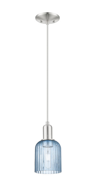 Innovations - 716-1P-SN-G559-5BL - One Light Mini Pendant - Arcadia - Brushed Satin Nickel