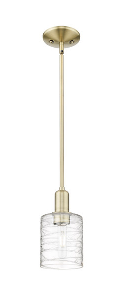 Innovations - 716-1S-AB-G1113 - One Light Mini Pendant - Arcadia - Antique Brass