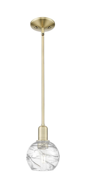 Innovations - 716-1S-AB-G1213-6CL - One Light Mini Pendant - Arcadia - Antique Brass