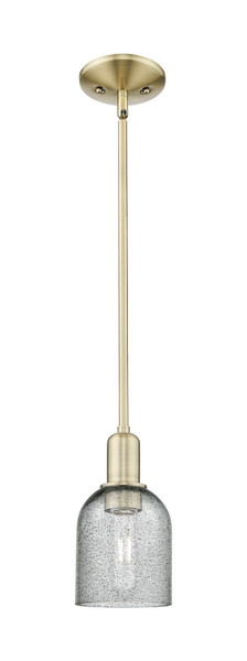 Innovations - 716-1S-AB-G257 - One Light Mini Pendant - Arcadia - Antique Brass