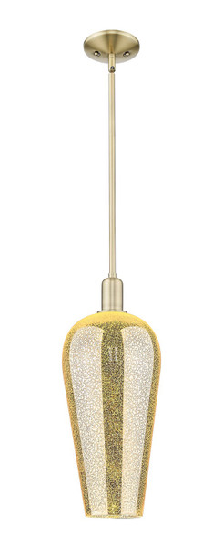 Innovations - 716-1S-AB-G456-8ME - One Light Mini Pendant - Arcadia - Antique Brass