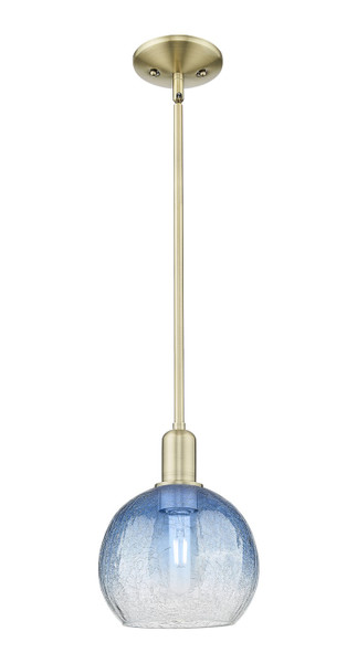 Innovations - 716-1S-AB-G483-8SB - One Light Mini Pendant - Arcadia - Antique Brass