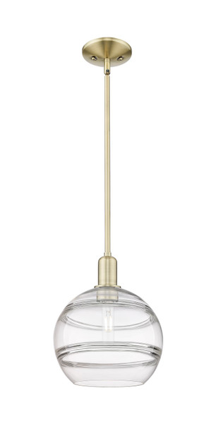 Innovations - 716-1S-AB-G556-10CL - One Light Mini Pendant - Arcadia - Antique Brass
