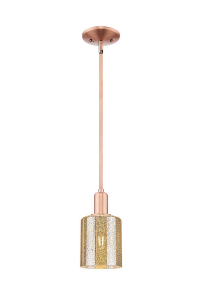 Innovations - 716-1S-AC-G116 - One Light Mini Pendant - Arcadia - Antique Copper