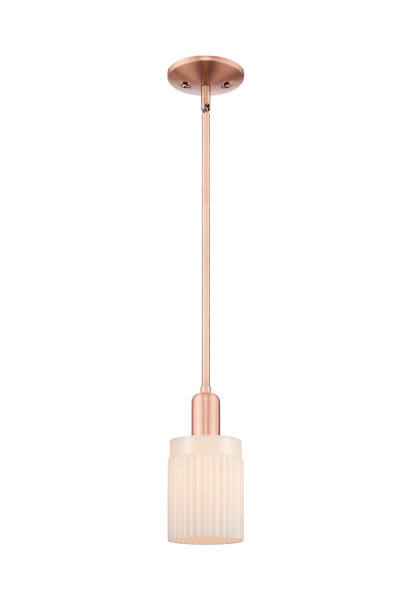 Innovations - 716-1S-AC-G341 - One Light Mini Pendant - Arcadia - Antique Copper