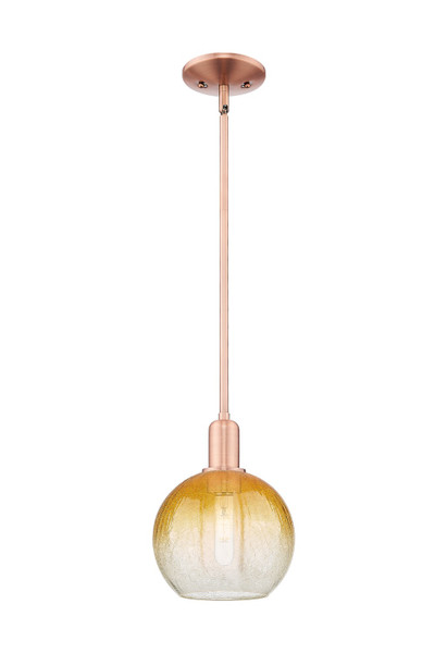 Innovations - 716-1S-AC-G483-8AM - One Light Mini Pendant - Arcadia - Antique Copper