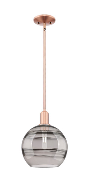 Innovations - 716-1S-AC-G556-10SM - One Light Mini Pendant - Arcadia - Antique Copper