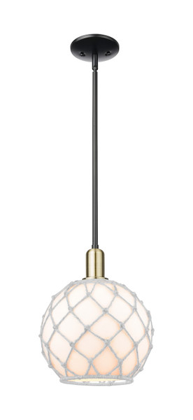 Innovations - 716-1S-BAB-G121-10RW - One Light Mini Pendant - Arcadia - Black Antique Brass