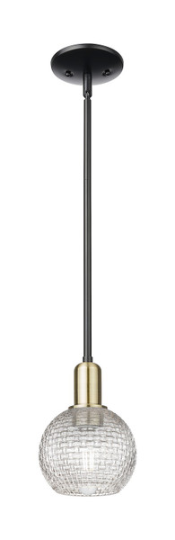 Innovations - 716-1S-BAB-G122C-6CL - One Light Mini Pendant - Arcadia - Black Antique Brass