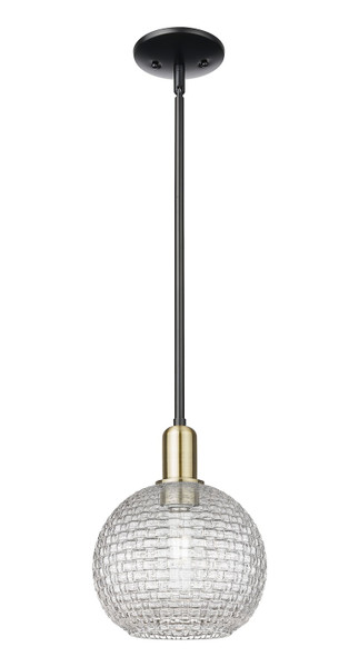 Innovations - 716-1S-BAB-G122C-8CL - One Light Mini Pendant - Arcadia - Black Antique Brass
