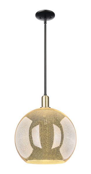 Innovations - 716-1S-BAB-G128-14 - One Light Mini Pendant - Arcadia - Black Antique Brass