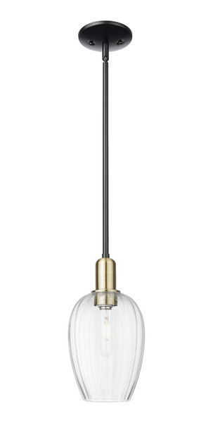 Innovations - 716-1S-BAB-G457-6CL - One Light Mini Pendant - Arcadia - Black Antique Brass