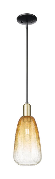 Innovations - 716-1S-BAB-G480-6AM - One Light Mini Pendant - Arcadia - Black Antique Brass