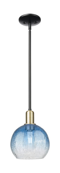 Innovations - 716-1S-BAB-G483-8SB - One Light Mini Pendant - Arcadia - Black Antique Brass