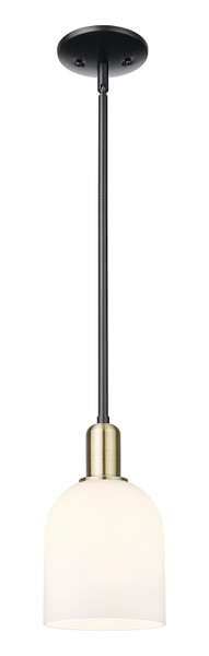 Innovations - 716-1S-BAB-G558-6GWH - One Light Mini Pendant - Arcadia - Black Antique Brass