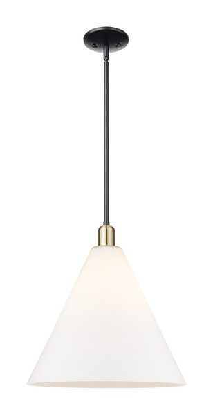 Innovations - 716-1S-BAB-GBC-161 - One Light Mini Pendant - Arcadia - Black Antique Brass