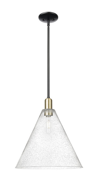 Innovations - 716-1S-BAB-GBC-164 - One Light Mini Pendant - Arcadia - Black Antique Brass