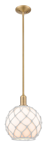 Innovations - 716-1S-BB-G121-10RW - One Light Mini Pendant - Arcadia - Brushed Brass