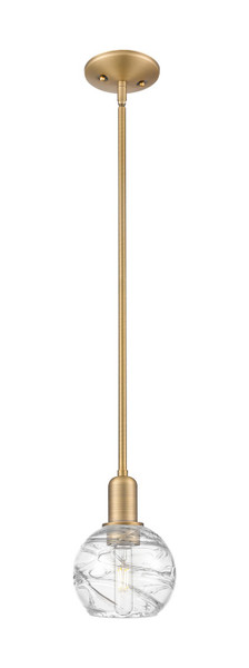 Innovations - 716-1S-BB-G1213-6CL - One Light Mini Pendant - Arcadia - Brushed Brass