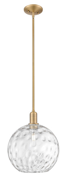 Innovations - 716-1S-BB-G1215-12 - One Light Mini Pendant - Arcadia - Brushed Brass
