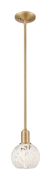 Innovations - 716-1S-BB-G1216-6WM - One Light Mini Pendant - Arcadia - Brushed Brass