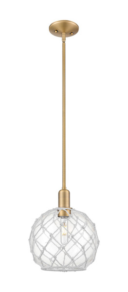 Innovations - 716-1S-BB-G122-10RW - One Light Mini Pendant - Arcadia - Brushed Brass