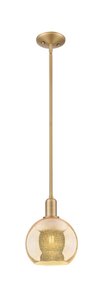 Innovations - 716-1S-BB-G128-8 - One Light Mini Pendant - Arcadia - Brushed Brass