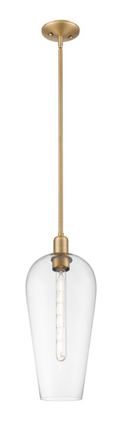 Innovations - 716-1S-BB-G456-8CL - One Light Mini Pendant - Arcadia - Brushed Brass